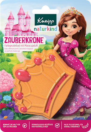 Kinderbadtoevoeging kleur bubbelbad magische kroon, 1 st.