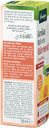 Verwarmende Arnica Roll-on, 50 ml