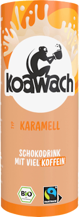 Kant-en-klare chocoladedrank, karamel met natuurlijke cafeïne uit guarana, 235 ml