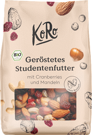 Noten- en gedroogd fruitmix, geroosterde trailmix, 160 g