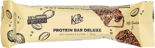 Proteïnereep 25%, Deluxe met pindakaas, 55 g