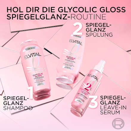 Leave-In Serum Glycolic Gloss Mirror Shine, 150 ml