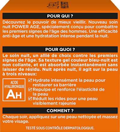 Nachtcrème Power Age, 50 ml