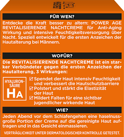 Nachtcrème Power Age, 50 ml