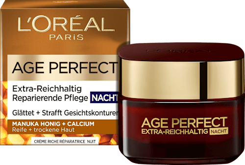 Nachtcrème AGE PERFECT Extra Rijke Manuka Honing, 50 ml