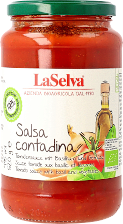 Tomatensaus met basilicum, groenten &amp; olijfolie, 520 g