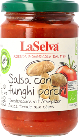 Tomatensaus met eekhoorntjesbrood, 280 g