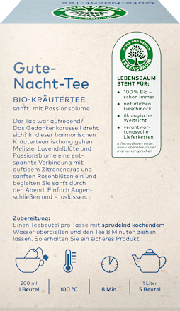 Kruidenthee "Goede Nacht Thee" (20 zakjes), 30 g