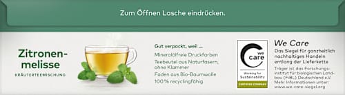 Kruidenthee met citroenmelisse (20 zakjes), 30 g