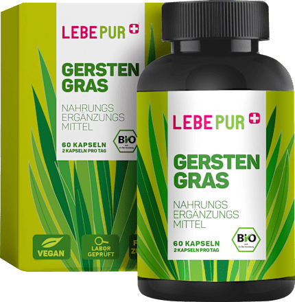 Gerstgras capsules 60 stuks, 37 g