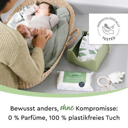 Vochtige doekjes groen, 60 stuks