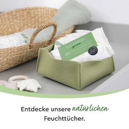 Vochtige doekjes groen, 60 stuks