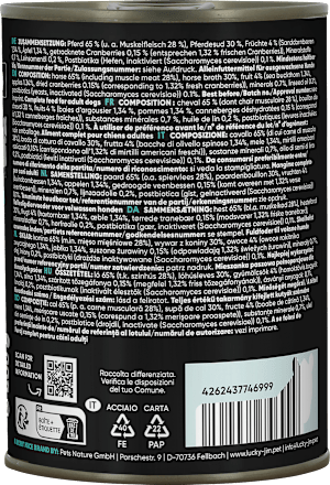 Nat hondenvoer met paard &amp; superfoods, 400 g