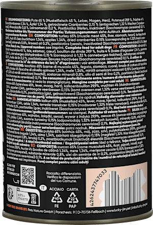 Nat hondenvoer met kalkoen &amp; superfoods, 400 g