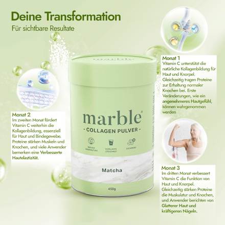 Matcha collageenpoeder, 450 g