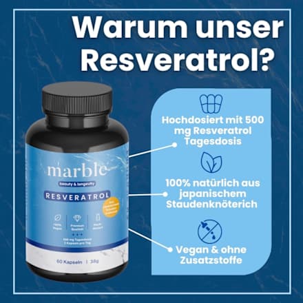 Resveratrol Kapseln 60 St, 38 g