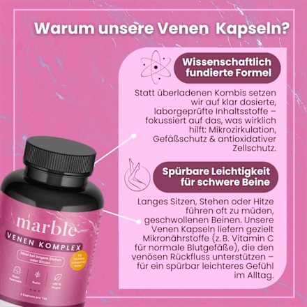 Venen Komplex Kapseln 60 St, 40,9 g