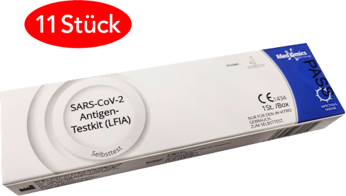 Corona sneltest, 11 stuks