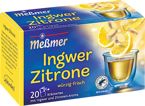 Gember-Citroen Kruidenthee (20 zakjes), 40 g