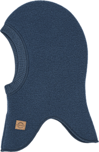 Schlupfmütze mit Merinowolle, blau, Gr. 122/128, 1 St