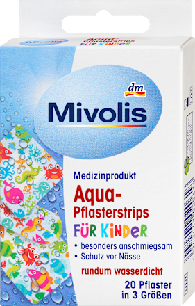 Aqua pleisterstrips voor kinderen, 20 stuks