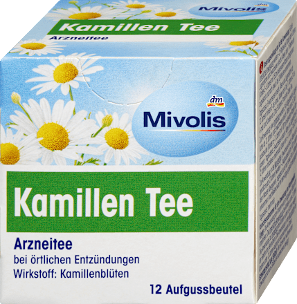 Medicinale thee, kamillethee (12 zakjes), 18 g