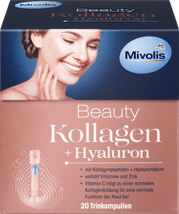Beauty collageen + hyaluronzuur, drinkampullen, 20 stuks, 20 stuks