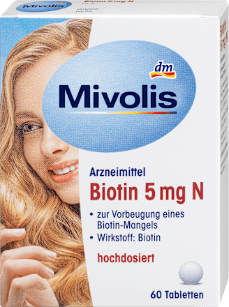 Biotine 5 mg N, tabletten, 60 stuks