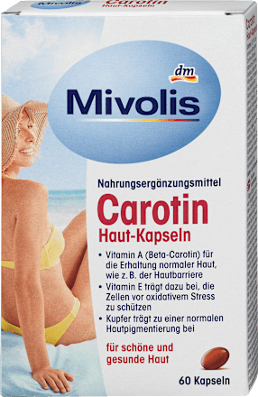Caroteen Huidcapsules 60 stuks, 16,2 g