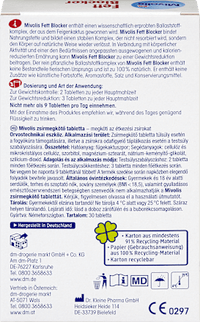Vetblokkerende tabletten, 30 stuks