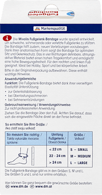 Enkelbandage L, 1 stuk