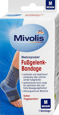 Enkelbandage M, 1 stuk