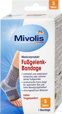 Enkelbandage S, 1 stuk
