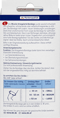 Kniegewrichtsbandage S, 1 stuk