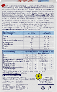 Koolhydraatmetabolisme, 20 tabletten, 16 g
