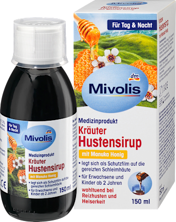 Kruidenhoestsiroop met Manuka honing, 150 ml