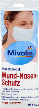 Medisch mondkapje voor volwassenen, 10 stuks