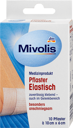 Elastische pleister 10 cm x 6 cm, 1 m