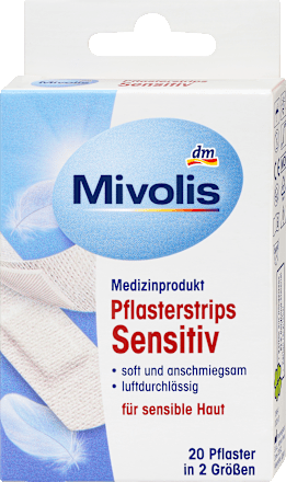 Gipsstrips gevoelig, 20 stuks