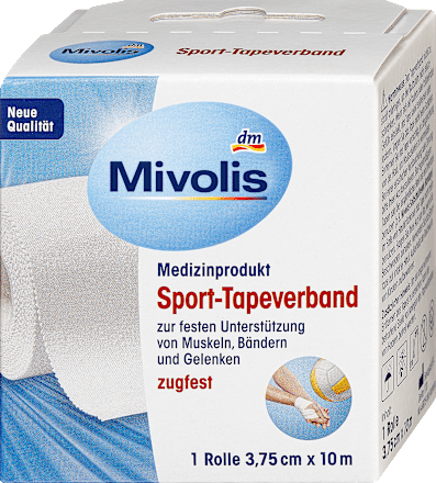 Sporttapeverband, 1 rol, 1 stuk