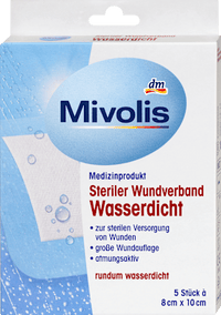 Steriel wondverband waterdicht, 5 stuks