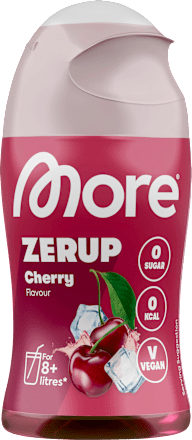 Siroop kersensmaak, veganistisch, 65 ml