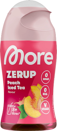 Siroop Perzik IJsthee Smaak, veganistisch, 65 ml
