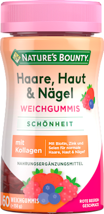 Haar, huid en nagels zachte rubbers 60 stuks, 150 g
