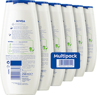 Verzorgende Douchecrème Zacht (6x250 ml), 1.500 ml