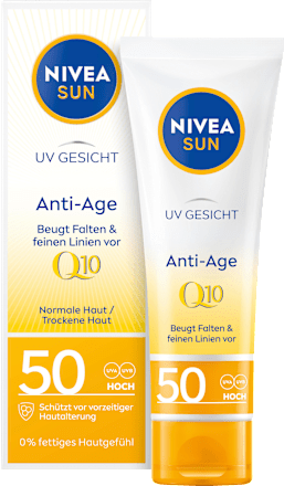 Anti-aging gezichtszonnebrandcrème SPF 50, 50 ml