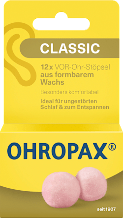 Klassieke oordopjes, 12 stuks