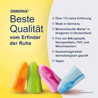 Kleur oordopjes, 8 stuks