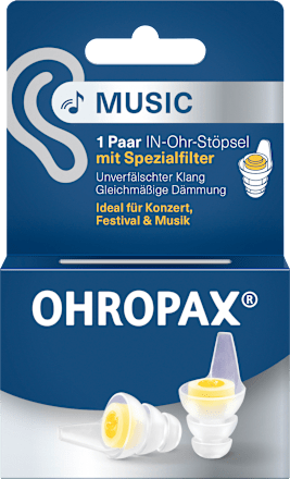 Muziek oordopjes, 2 stuks