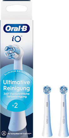 iO Ultimate Cleaning borstelkop wit, 2 stuks